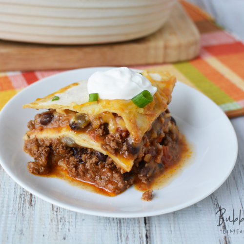 Easy Taco Lasagna Recipe - BubbaPie