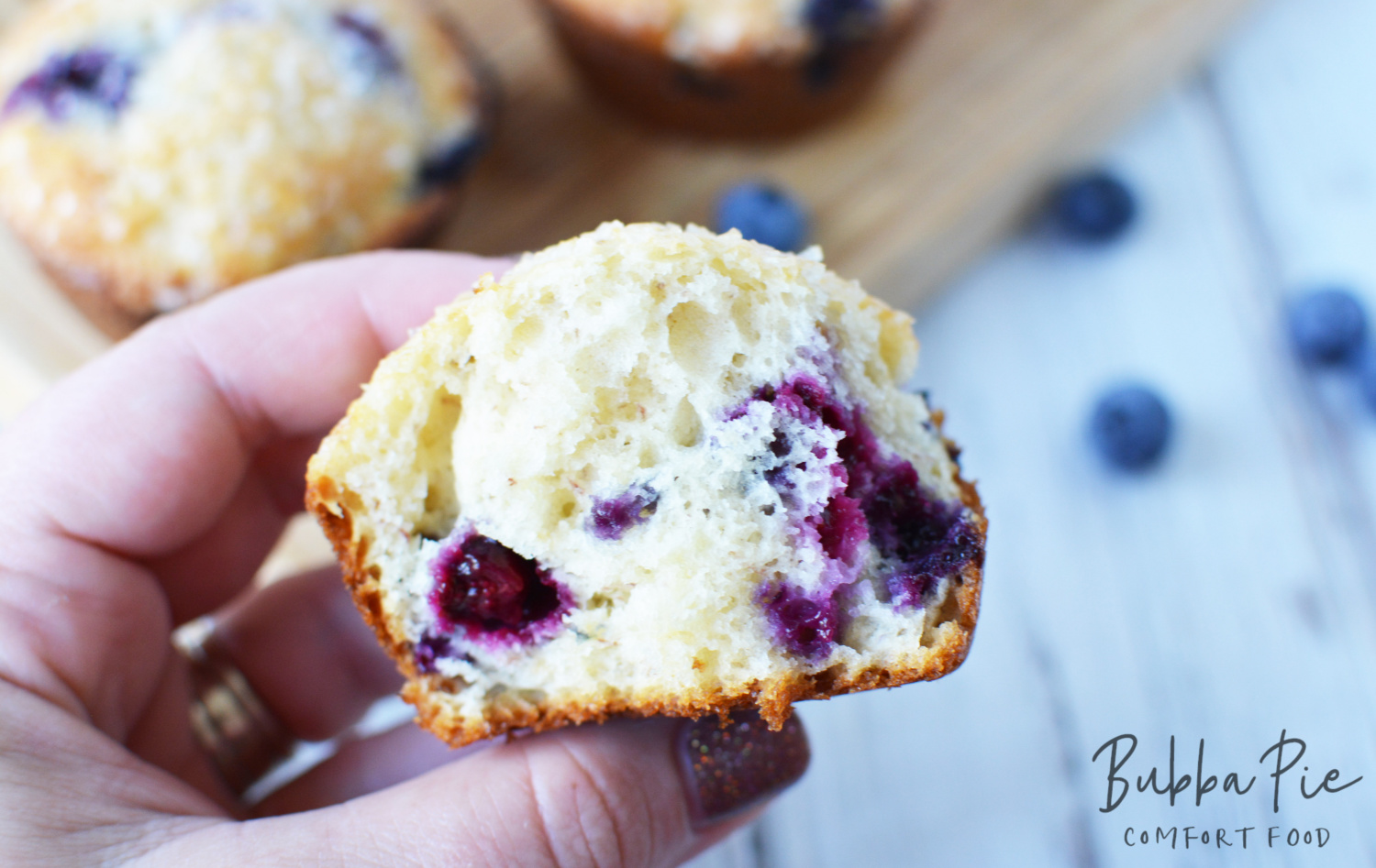 healthy muffins with fresh fruit