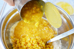 Add creamed corn.