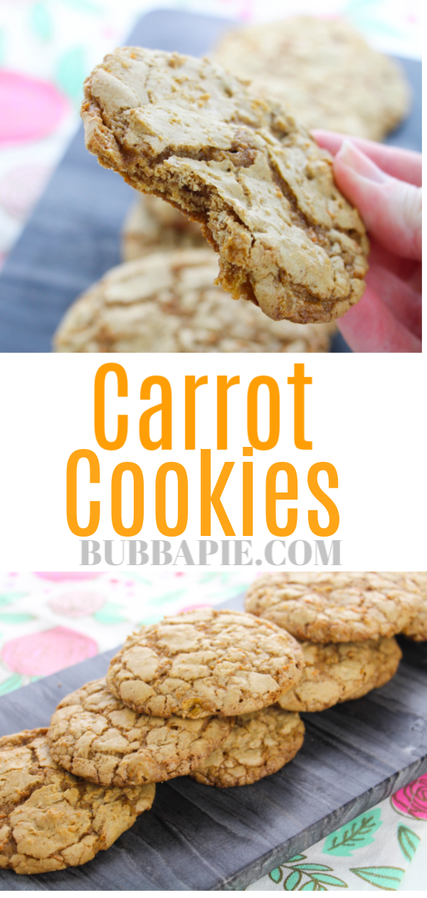 Easy Carrot Cookies Recipe BubbaPie