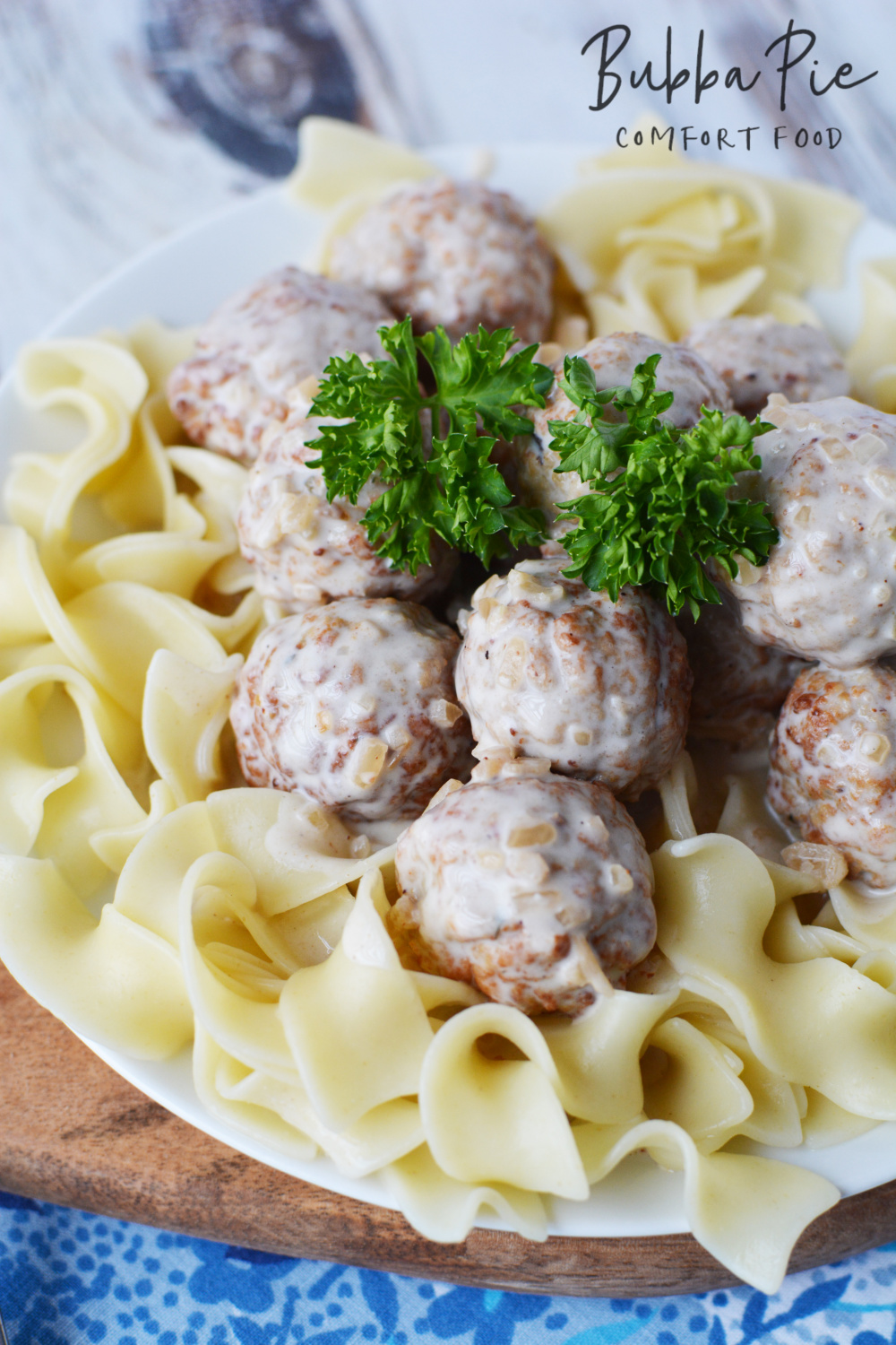 Slow Cooker Swedish Meatball Recipe tastes great with noodles or mashed potatoes