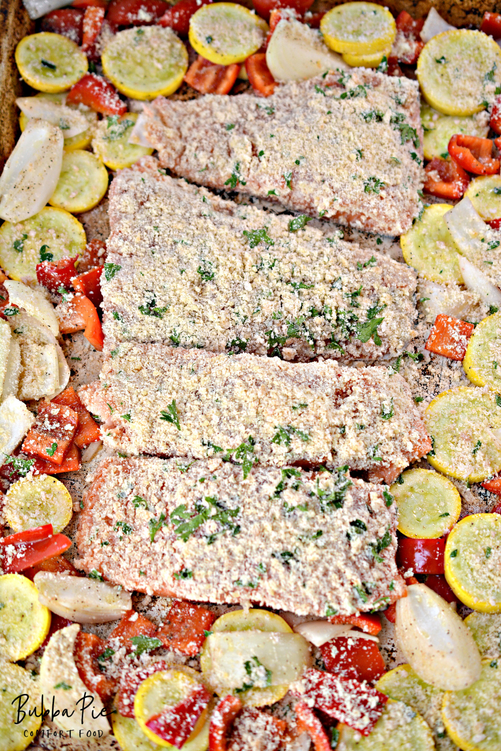 A sheet pan meal means an easy clean up!