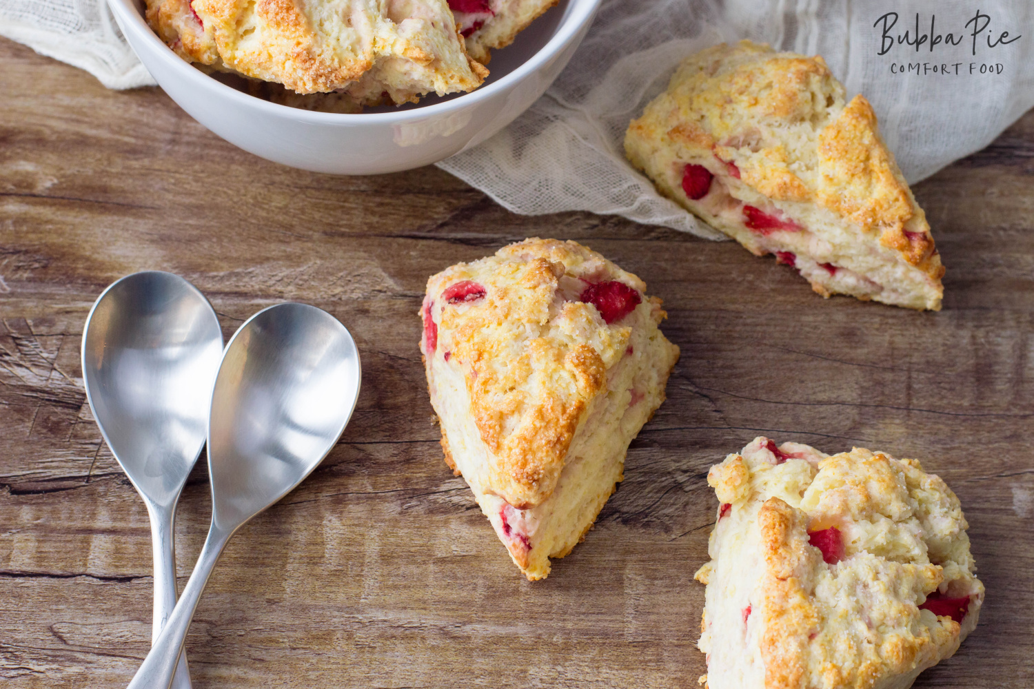 Easy Strawberry Scones Recipe BubbaPie