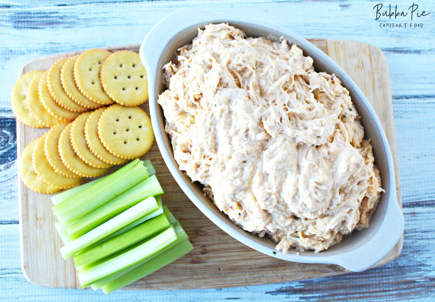 This Buffalo Chicken Dip Crock Pot Recipe is a great appetizer of game day snack