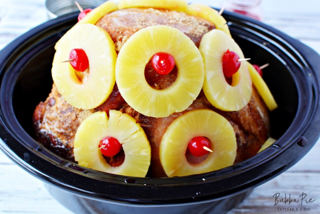 Slow Cooker Ham With Pineapple BubbaPie
