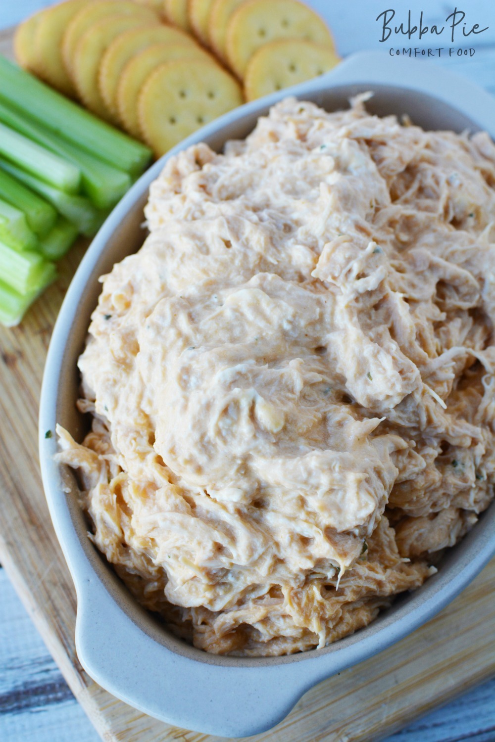 Slow Cooker Buffalo Chicken Dip is easy to share as an appetizer or game day snack