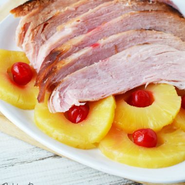 This Slow Cooker Ham Recipe is perfect for Easter!