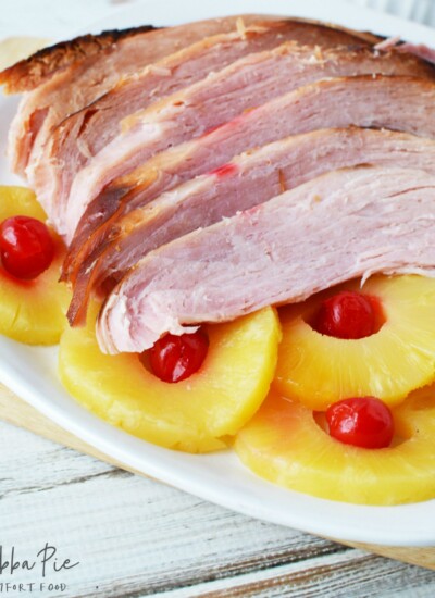 This Slow Cooker Ham Recipe is perfect for Easter!