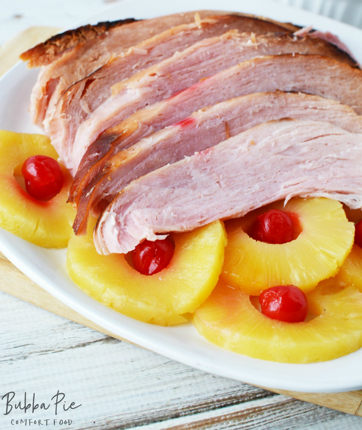 Slow Cooker Spiral Ham with Pineapple Glaze - Retro Recipe Box