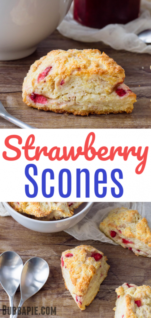 Easy Strawberry Scones Recipe BubbaPie
