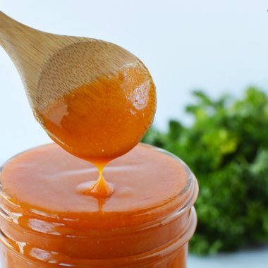 This homemade buffalo sauce recipe is quick, easy and spicy!