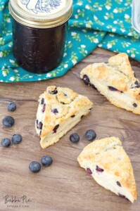 Blueberry Scones are perfect for breakfast or brunch.