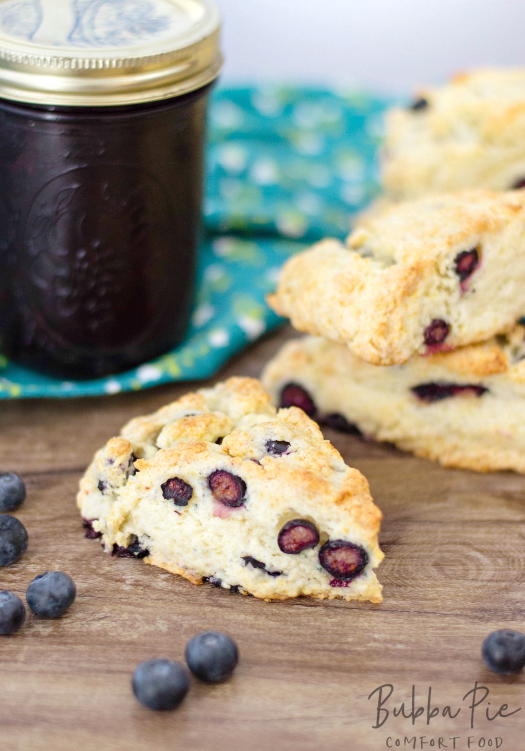 Easy Blueberry Scones recipe is a fun fruit pastry to make for breakfast