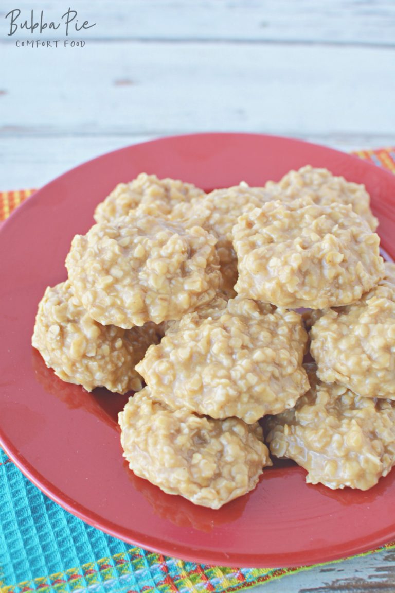 Peanut Butter No Bake Cookies Recipe BubbaPie