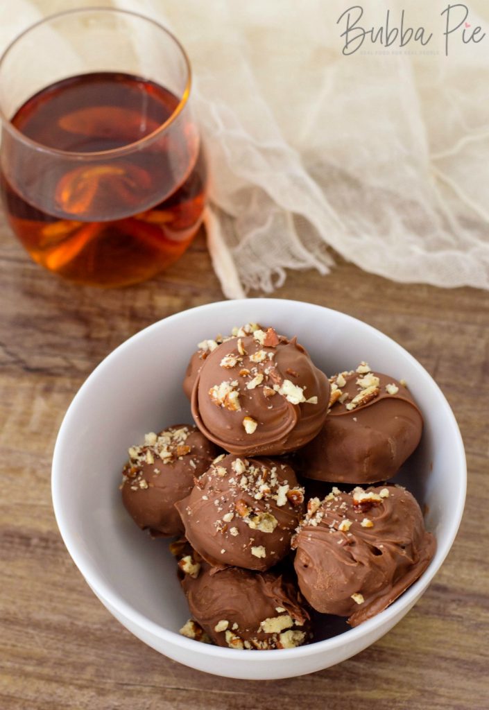 Chocolate Bourbon Balls BubbaPie