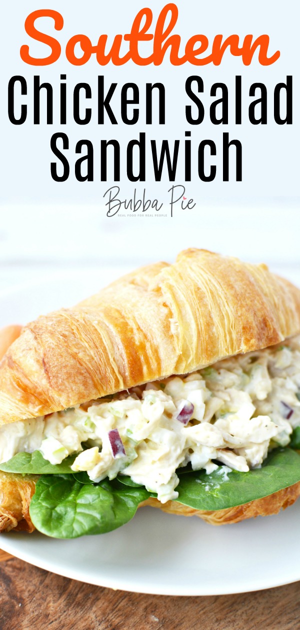 Southern Chicken Salad Sandwich Pin