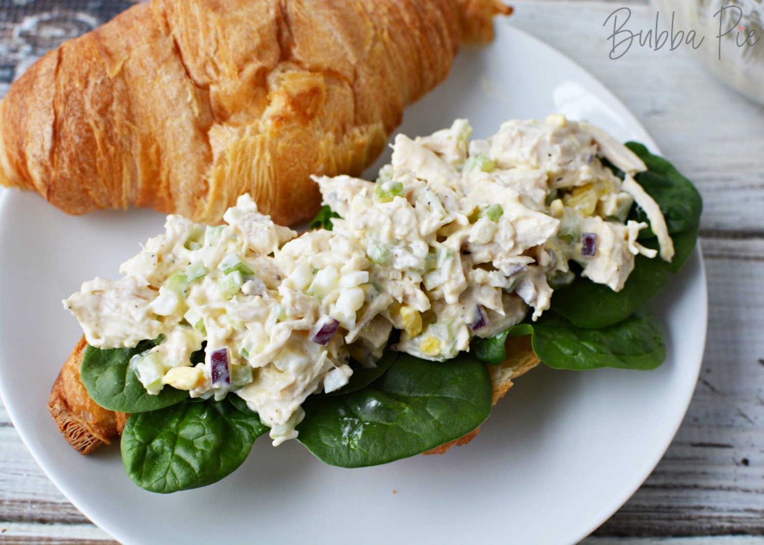 Southern Style Chicken Salad has mayonnaise, onions and egg in it