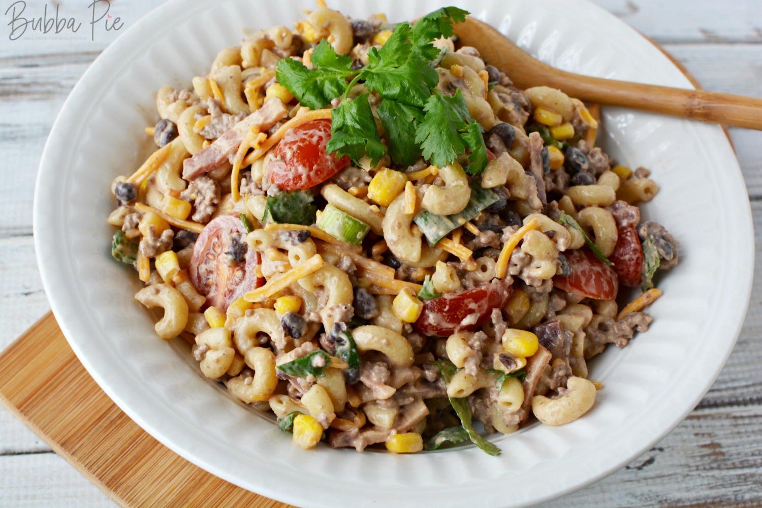 cowboy pasta salad is a great side dish for picnics or parties