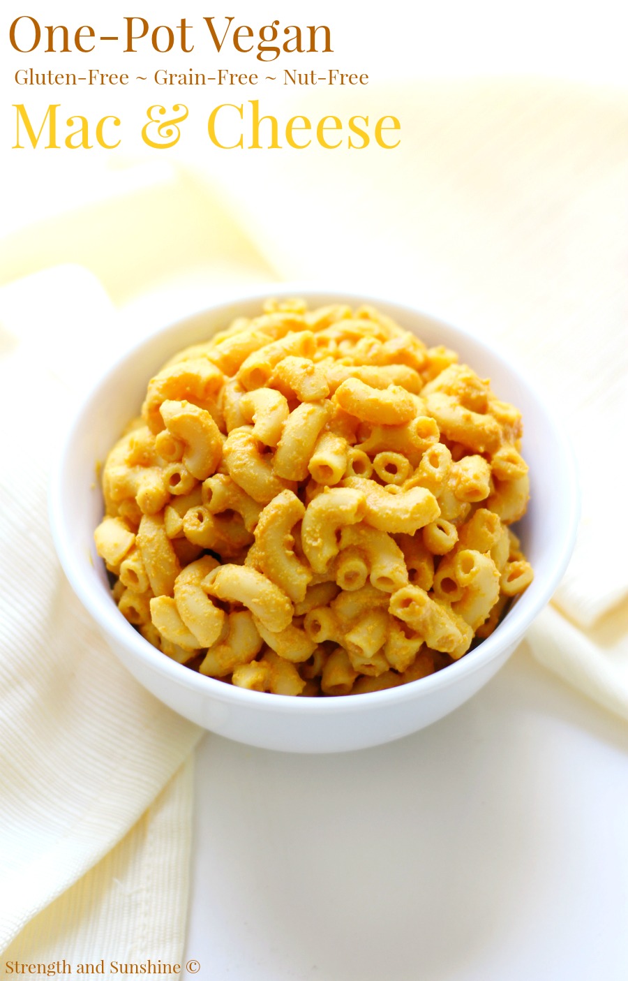 a list of Best Vegetarian Recipes includes this gluten free macaroni and cheese