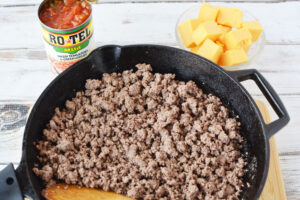 Browning Ground Beef For Rotel Dip