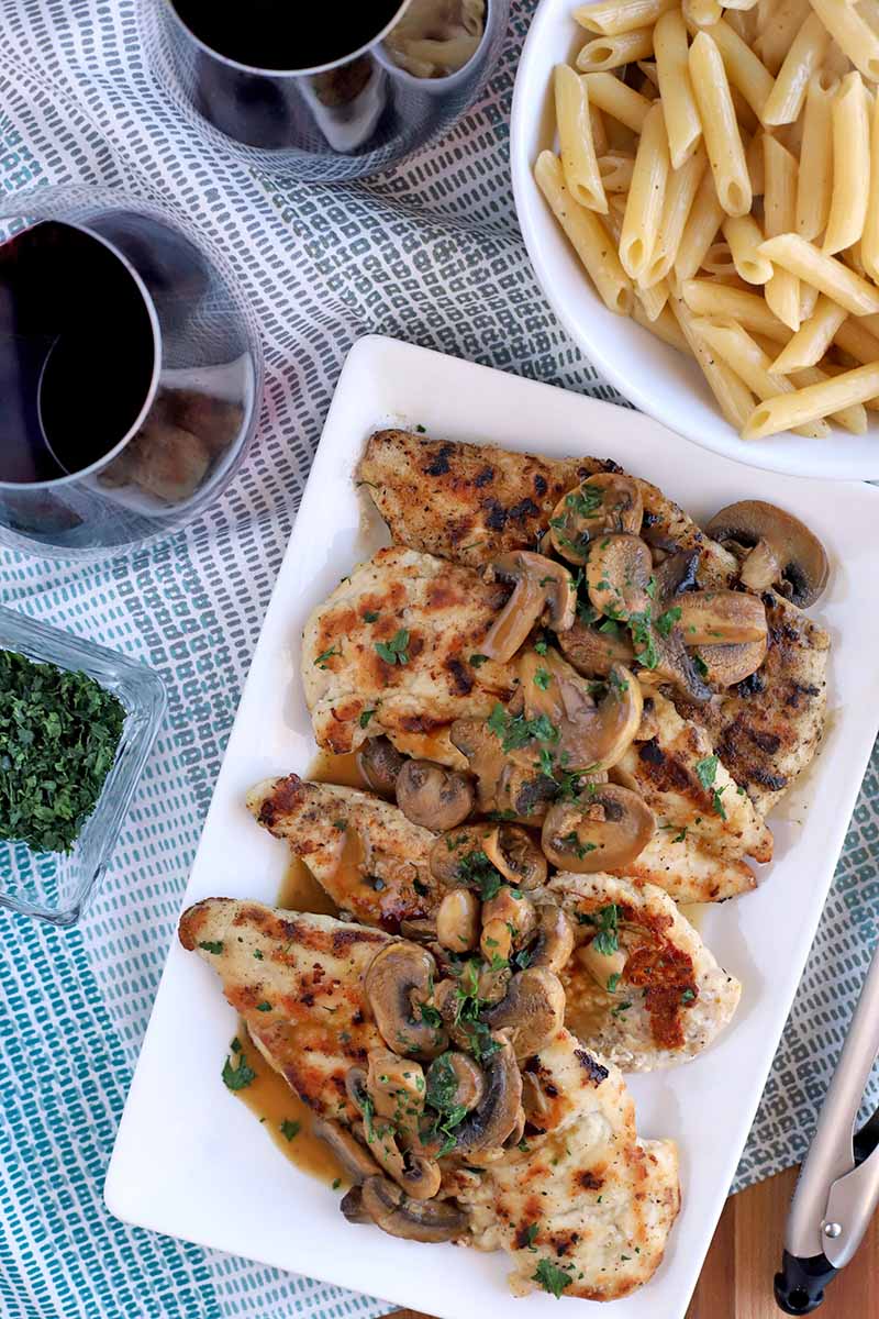 Chicken Recipes can make great comfort food, especially this Chicken marsala