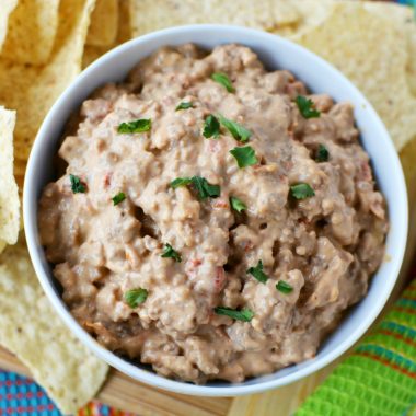 Rotel Cheese Dip Recipe is a perfect appetizer for large crowds or game day