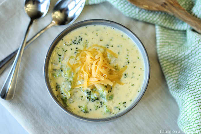 low carb broccoli cheese soup is a delicious healthy food recipes