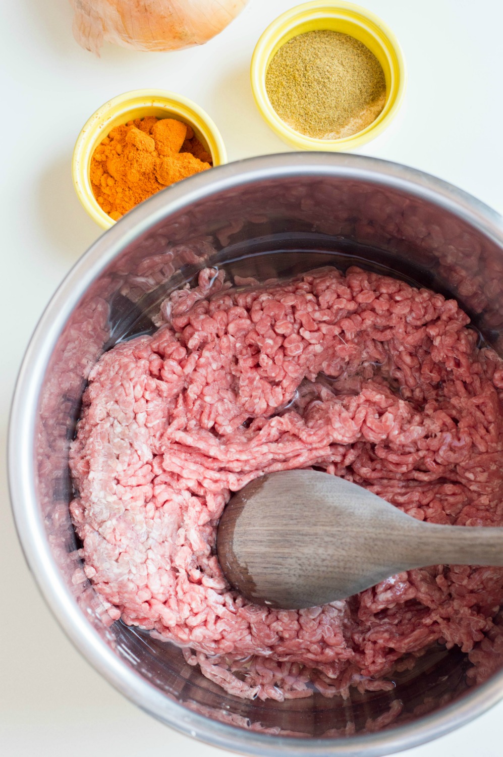 Cooking ground beef in the Instant Pot