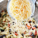 Stir cheese into Rotini Pasta Salad