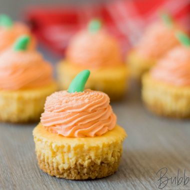 pumpkin cheesecake bites make a great alternative to a traditional holiday dessert