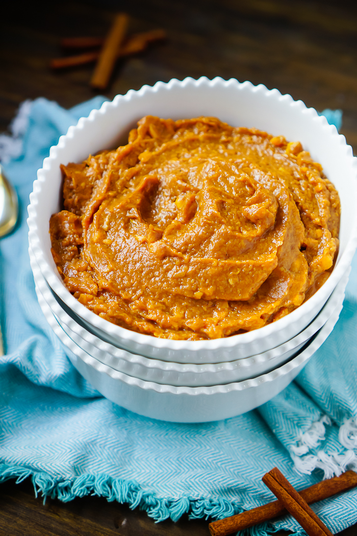 cinnamon sweet potatoes is the perfect easy thanksgiving side dish