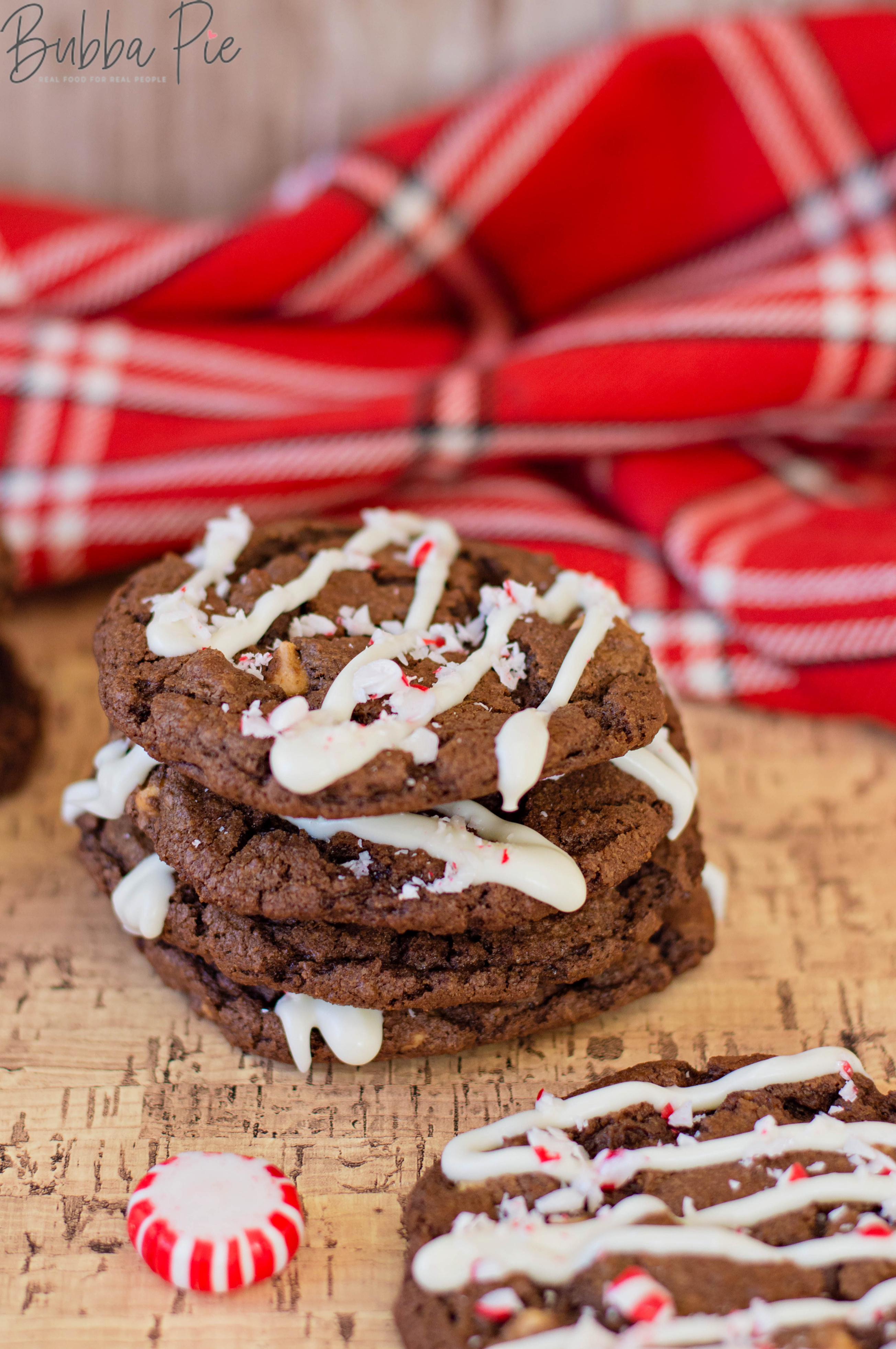 Easy Chocolate Peppermint Cookies Recipe BubbaPie