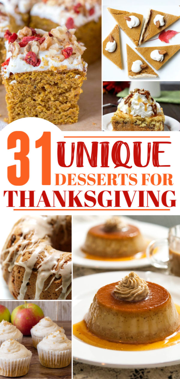 Thanksgiving Desserts Pin