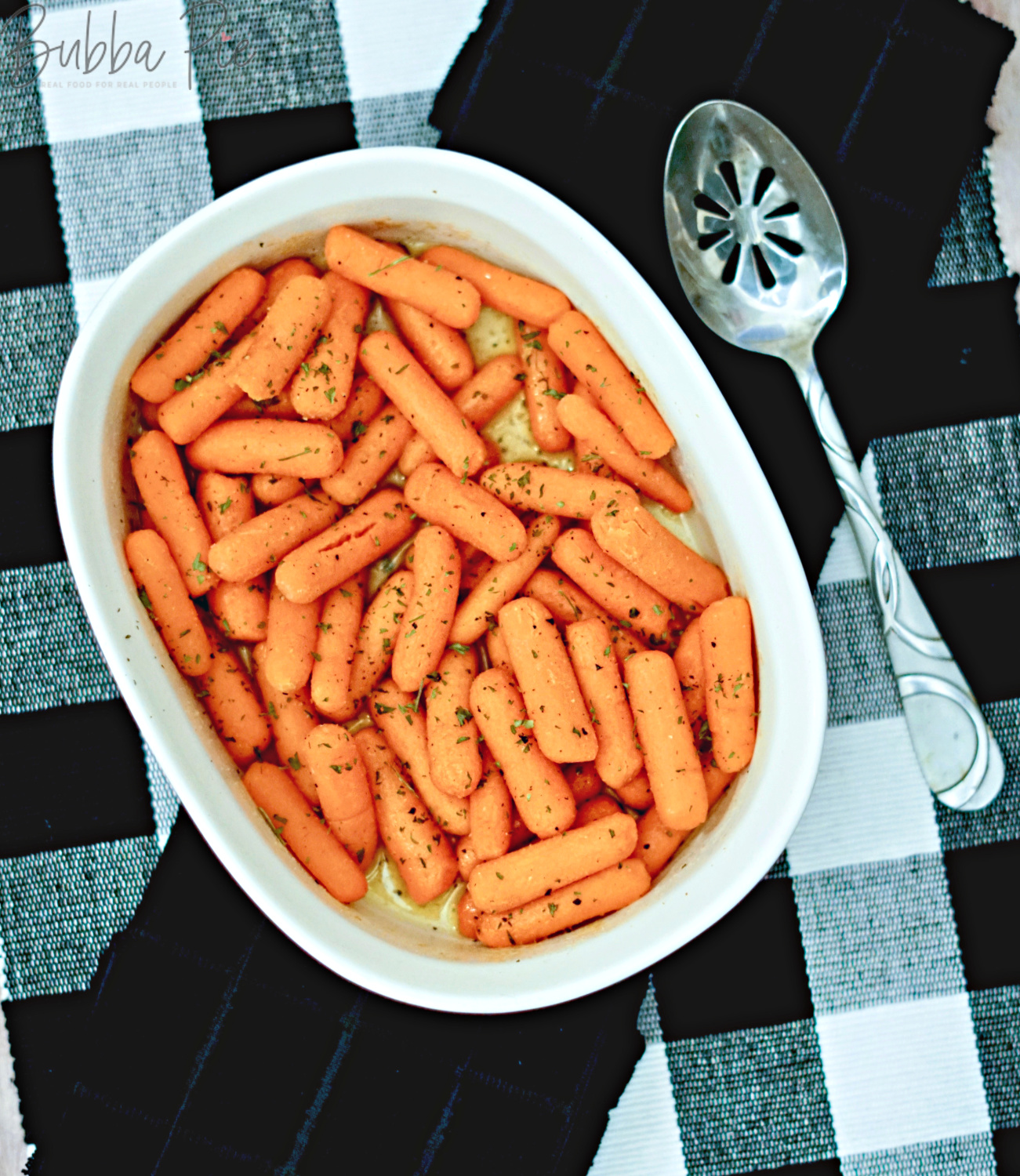 Garlic Roasted Carrots with Butter