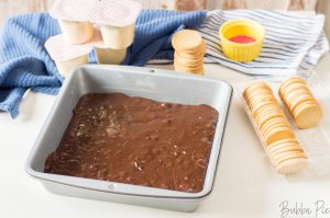 Make Brownie mix for pudding parfait