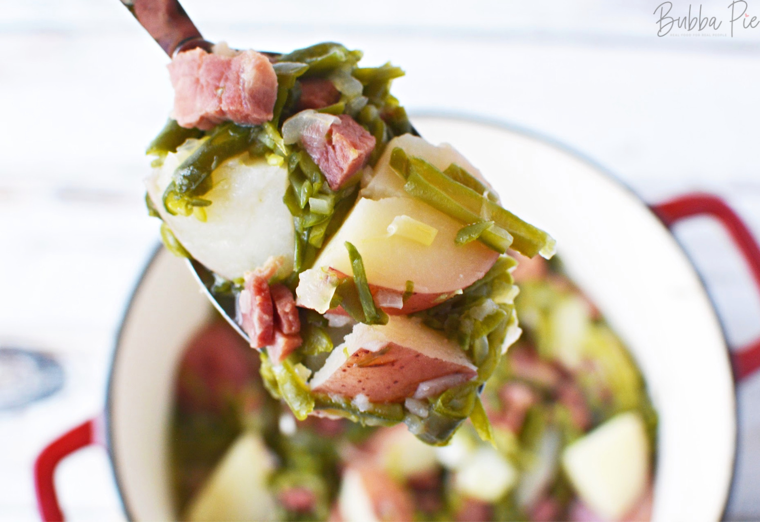 Easy Ham, Green Beans and Potato Recipe
