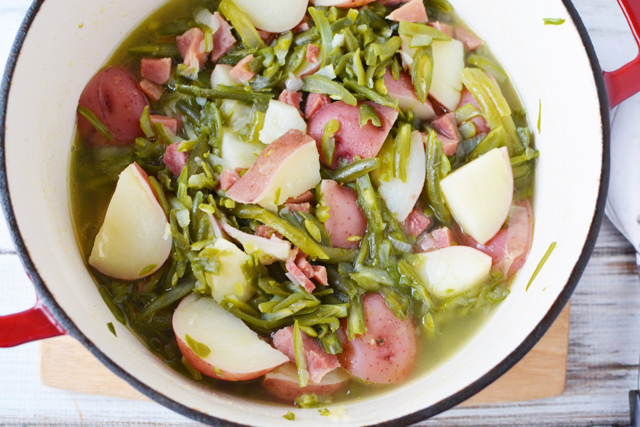 Ham, Green Beans and Potatoes Recipe