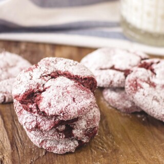 Red Velvet Cake Mix Cookies