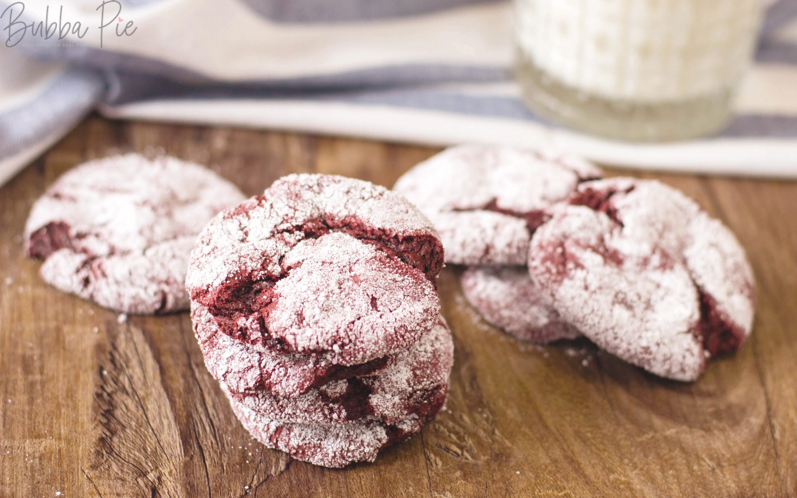 Red Velvet Cake Mix Cookies