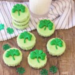 St. Patrick's Day Mini Cheesecake Bites