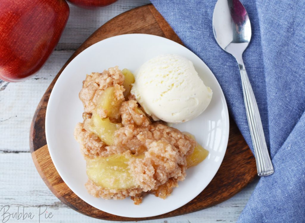 Easy Crockpot Apple Dump Cake BubbaPie