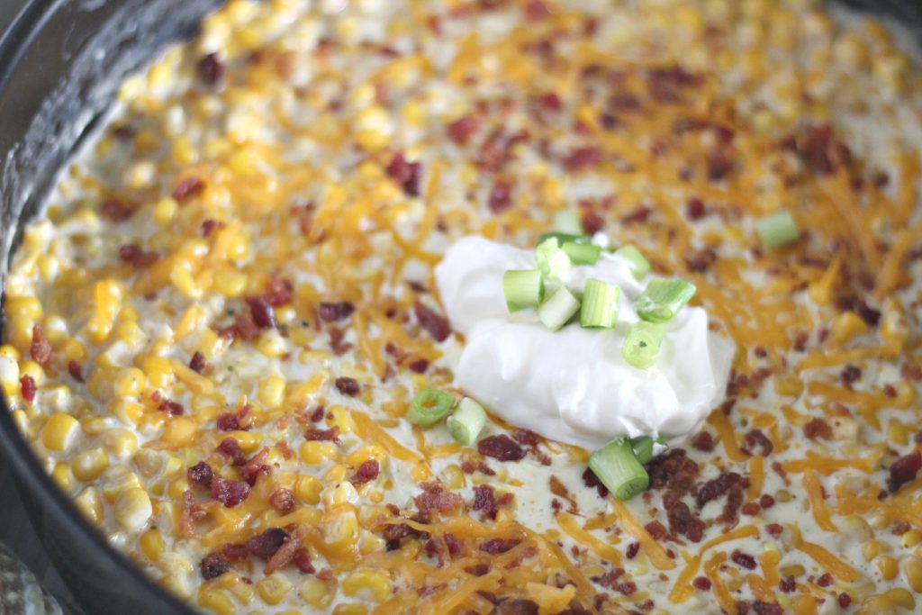 Loaded Cream Cheese Corn Recipe BubbaPie