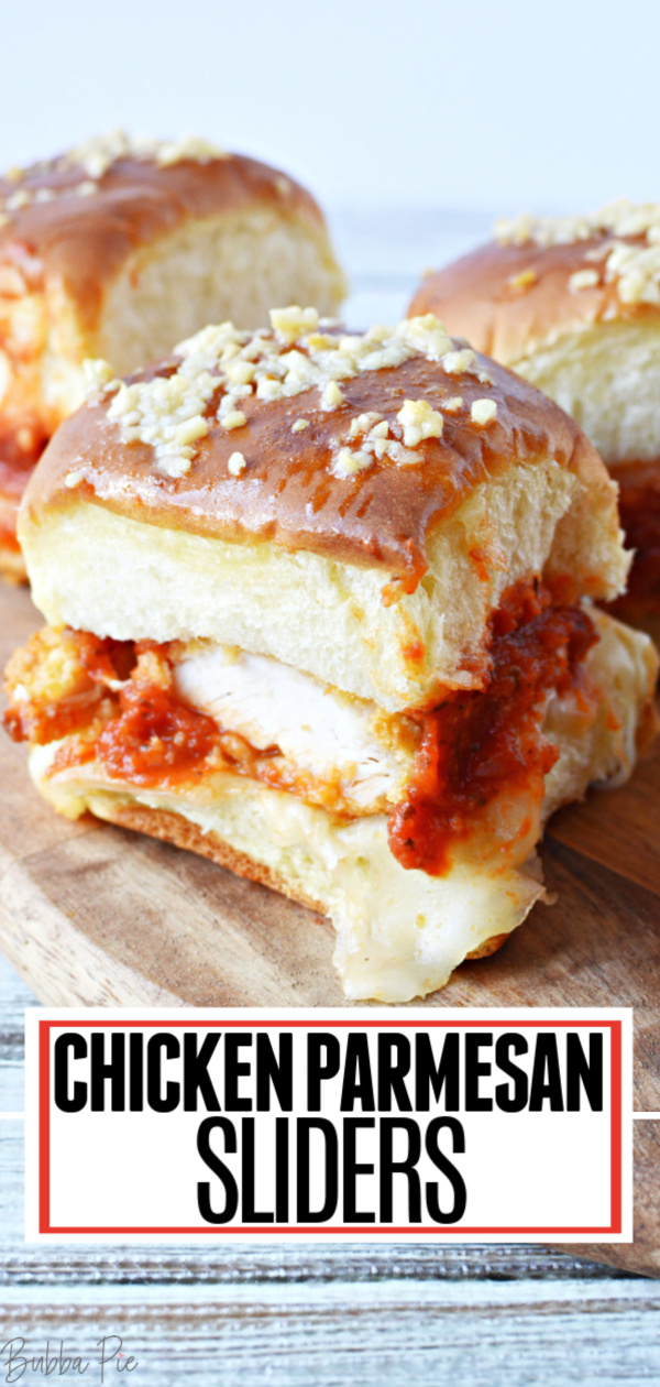 Chicken Parmesan Sliders Pin 1