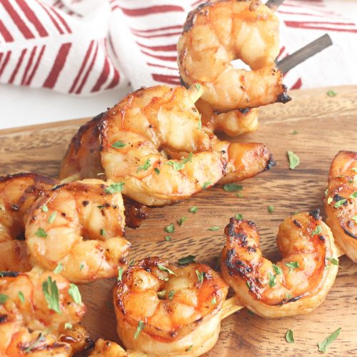 Teriyaki shrimp skewers sale