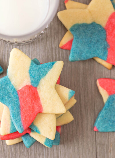 Fourth of July Sugar Cookies are perfect for memorial day or independence day