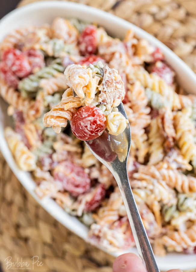 Salad Supreme Pasta Salad - BubbaPie