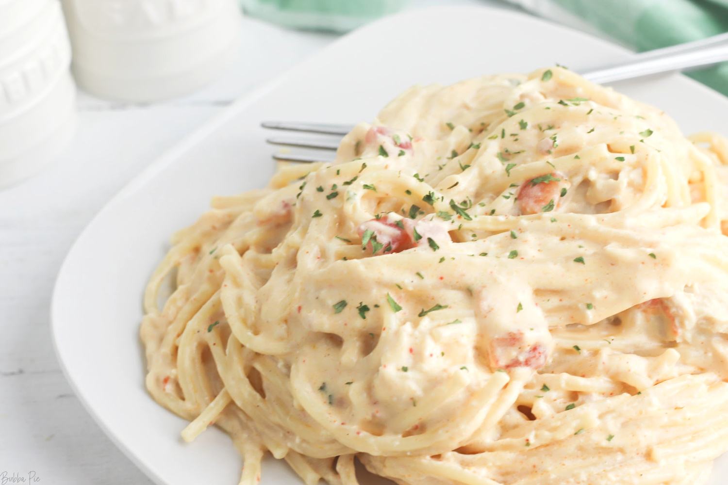 Slow Cooker Chicken Spaghetti