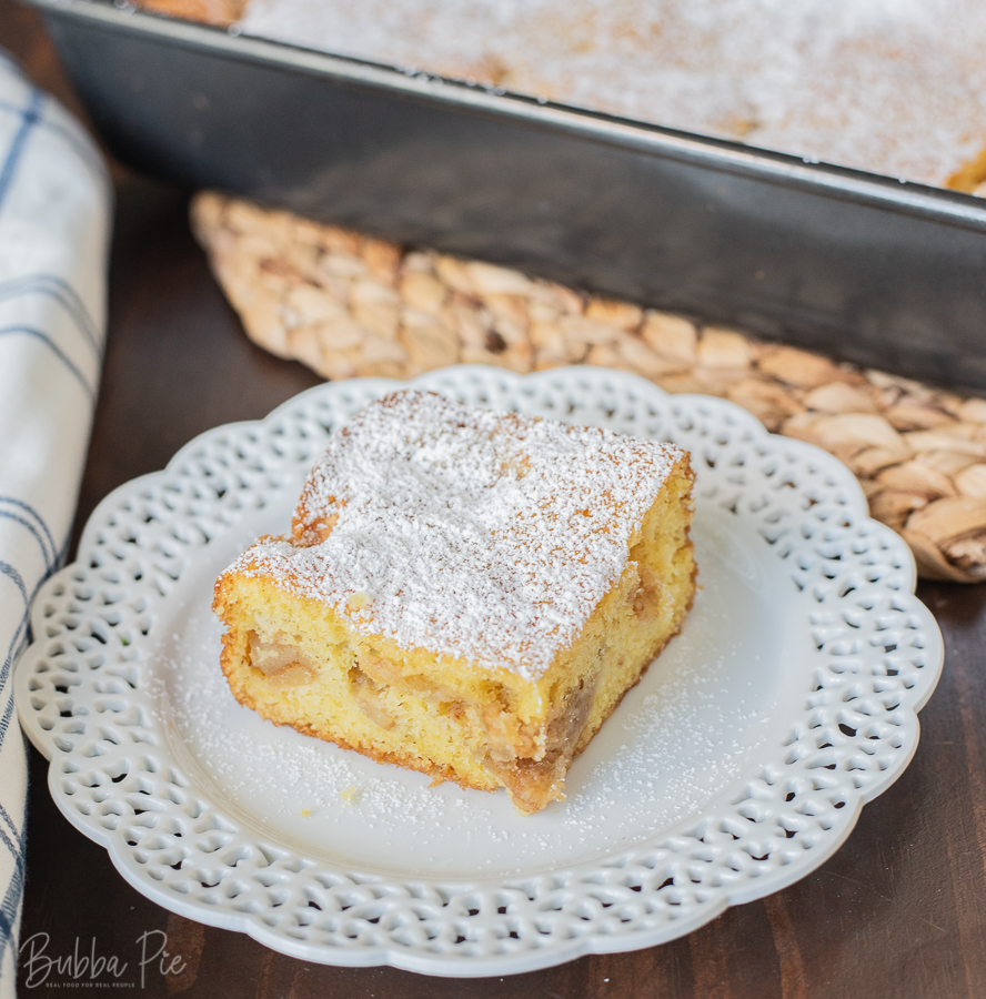 Apple Pie Cake Recipe is a great dessert for the holidays.