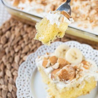 Banana Pudding Poke Cake Recipe is light, creamy and delicious.