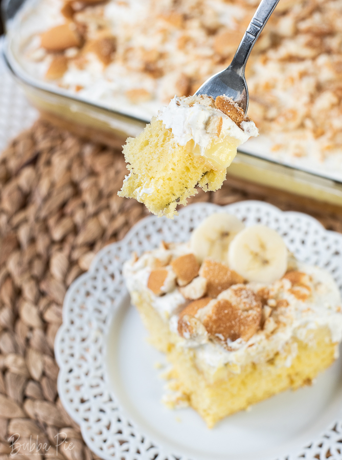 Banana Pudding Poke Cake Recipe is light, creamy and delicious. 